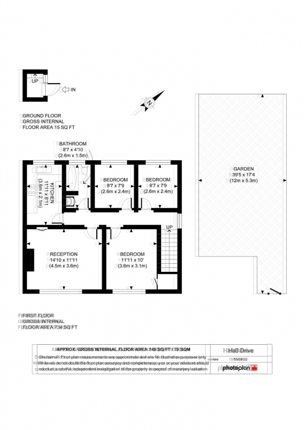 Floor Plan Image for 3 Bedroom Flat for Sale in Lawrie Park  Avenue, Sydenham