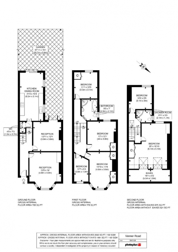 Floor Plan Image for 5 Bedroom Property for Sale in Venner Road, London