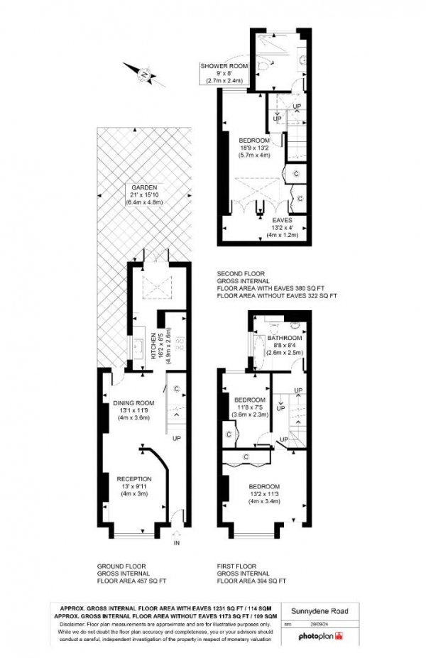 Floor Plan Image for 3 Bedroom Property for Sale in Sunnydene Street, Sydenham