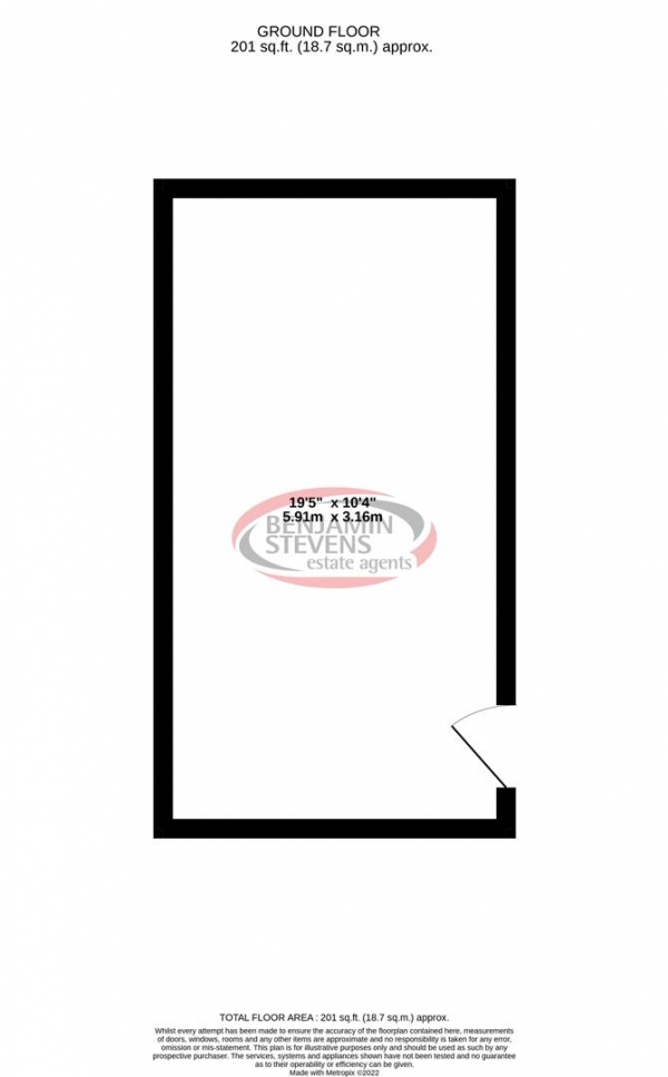 Floor Plan Image for Office to Rent in High Street, Edgware