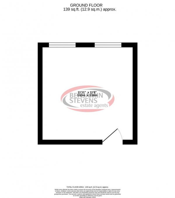 Floor Plan for Commercial Property to Rent in Bunns Lane, London, NW7, 2AS - £12,600 annually