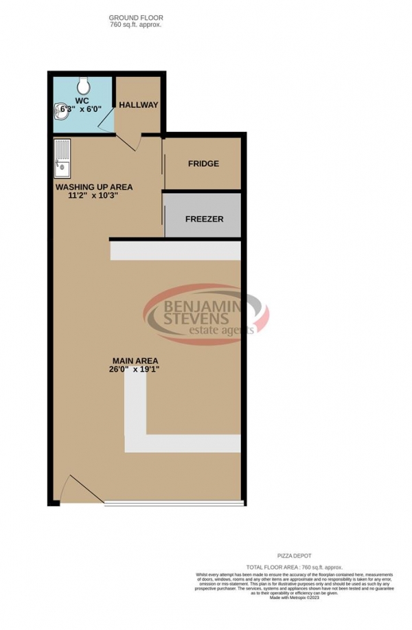 Floor Plan Image for Commercial Property to Rent in Barking Road, London