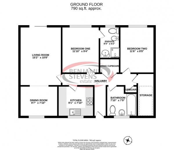 Floor Plan Image for 2 Bedroom Maisonette for Sale in Priory Field Drive, Edgware