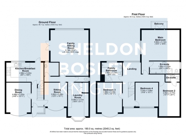 Floor Plan Image for 4 Bedroom Detached House for Sale in Alcester Road, Stratford-Upon-Avon