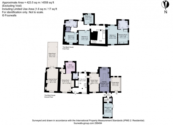 Floor Plan Image for 5 Bedroom Detached House to Rent in Dorsington, Stratford-Upon-Avon