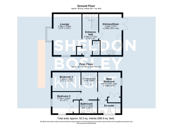 Floor Plan Image for 3 Bedroom Semi-Detached House for Sale in Norgren Crescent, Shipston-On-Stour