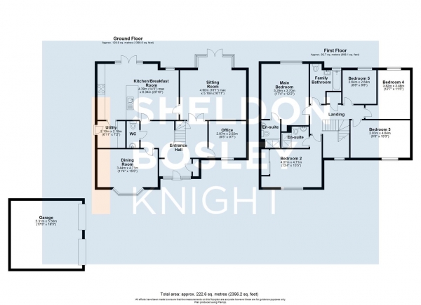 Floor Plan Image for 5 Bedroom Detached House for Sale in Bland Grove, Shipston-On-Stour