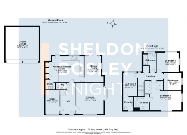 Floor Plan Image for 4 Bedroom Detached House for Sale in Signal Road, Shipston-On-Stour