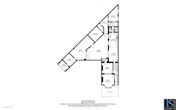 Floor Plan Image for 4 Bedroom Terraced House for Sale in Barking Road, Barking, London, E13 8QB