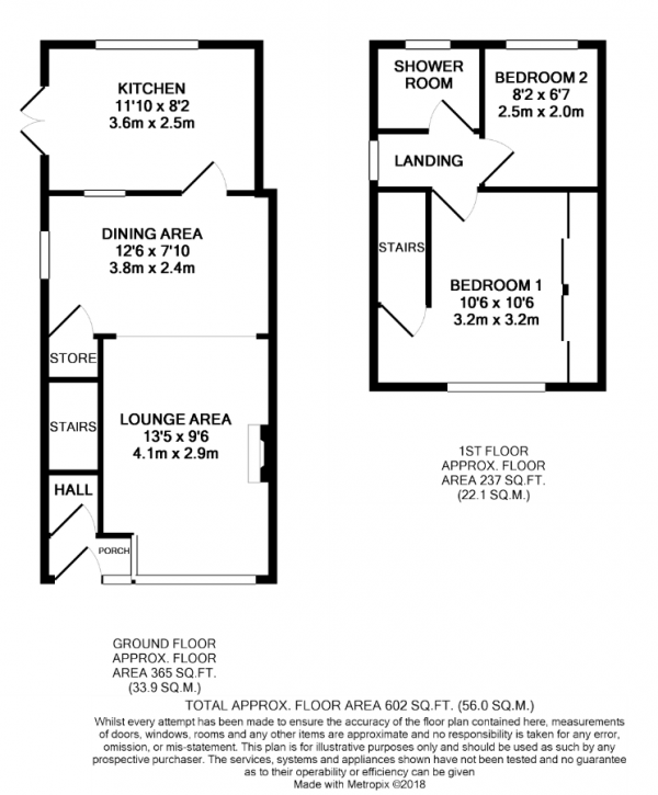 Floor Plan Image for 2 Bedroom Semi-Detached House to Rent in Laburnum Road, Hayes, UB3 4JZ