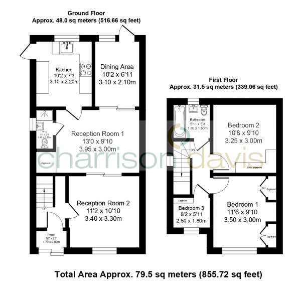 Floor Plan Image for 3 Bedroom Semi-Detached House for Sale in Coronation Road, Hayes, UB3 4JT