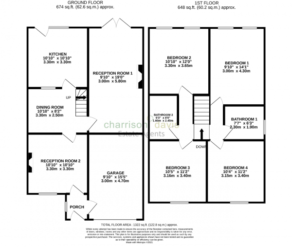 Floor Plan for 4 Bedroom Semi-Detached House for Sale in Victoria Lane, Harlington, UB3 5EW, UB3, 5EW -  &pound550,000