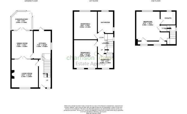 Floor Plan Image for 4 Bedroom Semi-Detached House for Sale in Craig Drive, Hillingdon, UB8 3HL