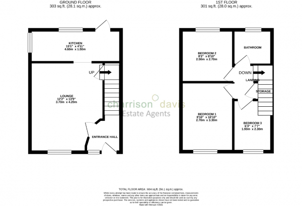 Floor Plan Image for 3 Bedroom Semi-Detached House for Sale in Coronation Road, Hayes, UB3 4JU