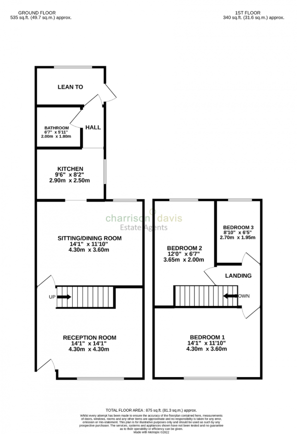 Floor Plan Image for 3 Bedroom Semi-Detached House for Sale in Brickfield Lane, Harlington, UB3 5DY