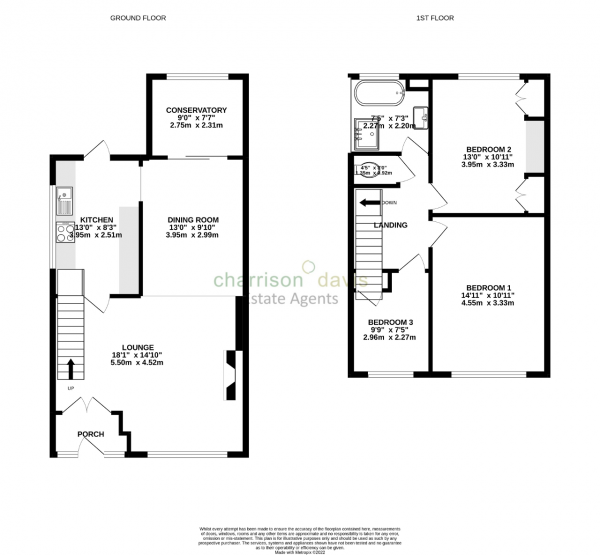 Floor Plan Image for 3 Bedroom Semi-Detached House for Sale in Gilfrid Close, Uxbridge, UB8 3HN