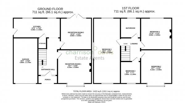 Floor Plan Image for 4 Bedroom Semi-Detached House for Sale in Brookside Road, Hayes, UB4 0PL