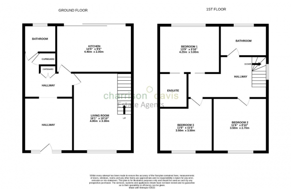 Floor Plan Image for 3 Bedroom Semi-Detached House to Rent in Three Oaks Close, Ickenham, UB10 8DU