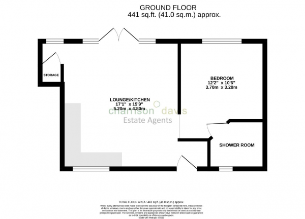 Floor Plan Image for 1 Bedroom Flat for Sale in Manor Lane, Harlington, Middlesex, UB3 5EG