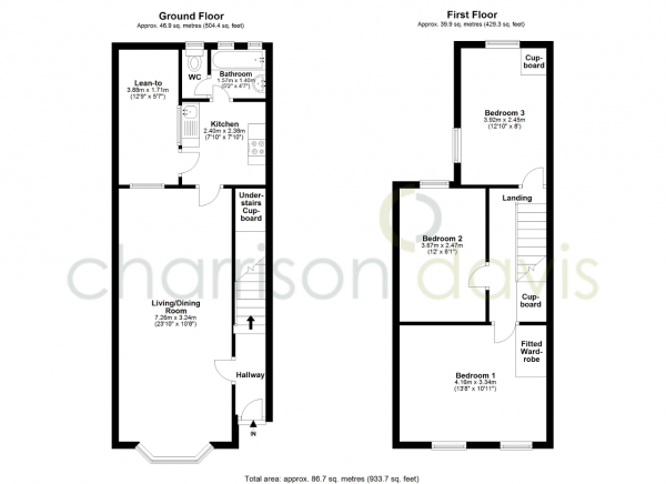 Floor Plan Image for 3 Bedroom Semi-Detached House for Sale in Blyth Road, Hayes, UB3 1BY