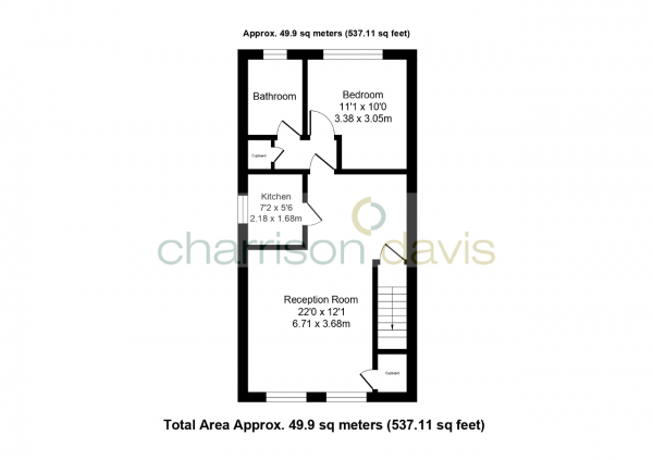 Floor Plan Image for 1 Bedroom Flat for Sale in Pendula Drive, Yeading, UB4 9PF