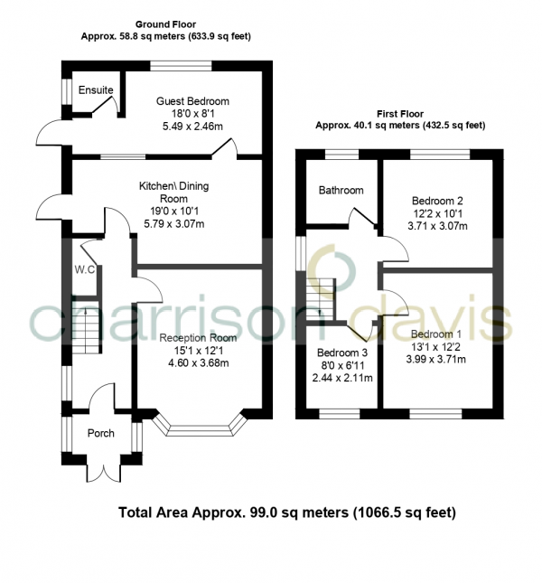 Floor Plan Image for 4 Bedroom Semi-Detached House for Sale in Kingshill Avenue, Northolt, Middlesex, UB5 6NY