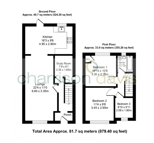 Floor Plan Image for 3 Bedroom Semi-Detached House for Sale in Selan Gardens, Hayes, Middlesex, UB4 0EA