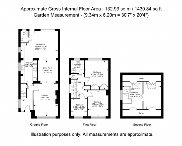 Floor Plan Image for 3 Bedroom Semi-Detached House for Sale in Langdale Drive, Hayes, Middlesex, UB4 8SU