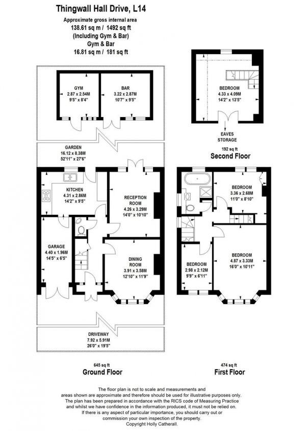 Floor Plan Image for 3 Bedroom Semi-Detached House for Sale in Thingwall Hall Drive, Liverpool