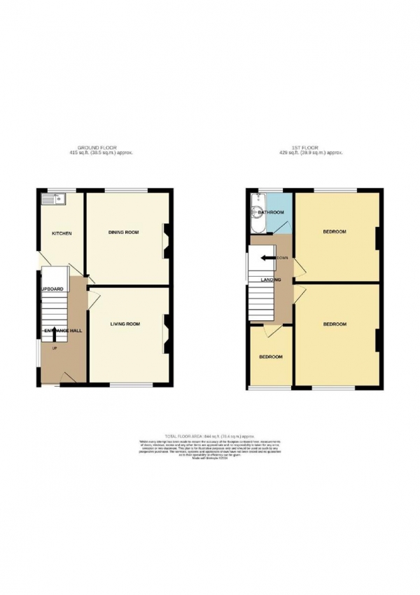 Floor Plan Image for 3 Bedroom Semi-Detached House for Sale in Donsby Road, Liverpool