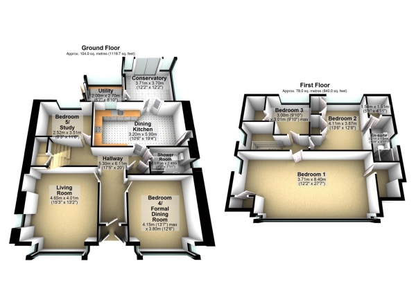 Floor Plan Image for 5 Bedroom Detached House for Sale in Libo Avenue, Uplawmoor, G78