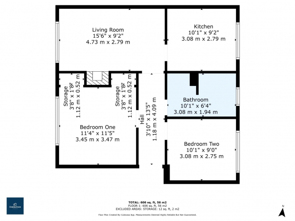 Floor Plan Image for 2 Bedroom Flat for Sale in Sycamore Avenue, Johnstone