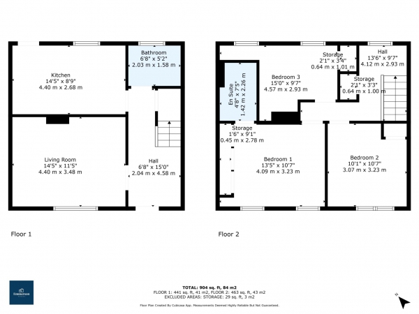 Floor Plan Image for 3 Bedroom Terraced House for Sale in Ramsay Place, Johnstone, PA5