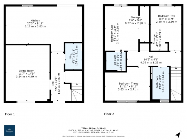 Floor Plan Image for 3 Bedroom Detached House for Sale in Mure Park, Uplawmoor, G78