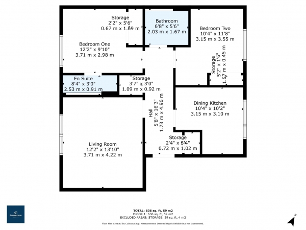 Floor Plan Image for 2 Bedroom Flat for Sale in Williamson Place, Johnstone