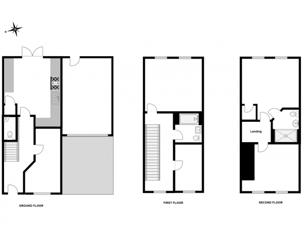 Floor Plan Image for 4 Bedroom Semi-Detached House for Sale in Chadwick Road, Langley, SL3 7FT