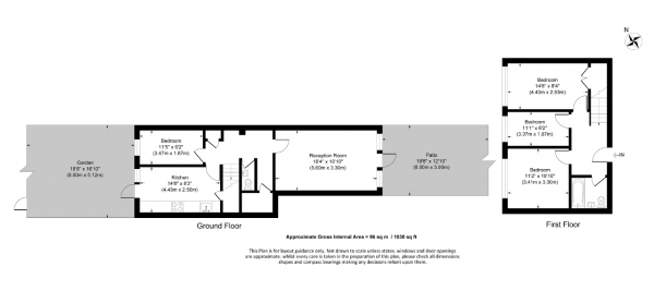 Floor Plan Image for 5 Bedroom Maisonette to Rent in Ackroyd Drive, London, E3 4AS