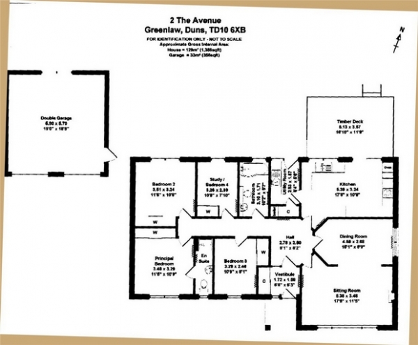 Floor Plan Image for 4 Bedroom Detached Bungalow for Sale in The Avenue, Greenlaw, Duns, Scottish Borders