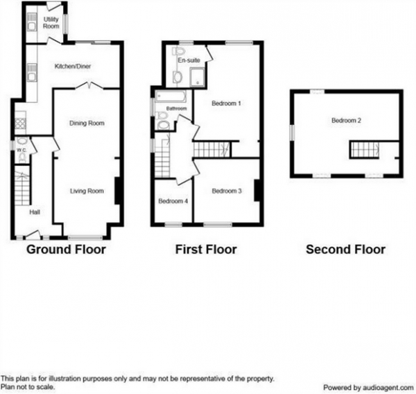 Floor Plan Image for 4 Bedroom Detached House for Sale in Nottingham Road, Eastwood, Nottingham