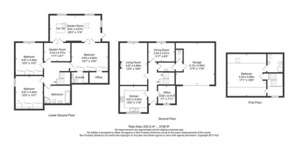 Floor Plan Image for 5 Bedroom Detached House for Sale in St Helier Grove, Baildon, Shipley, West Yorkshire