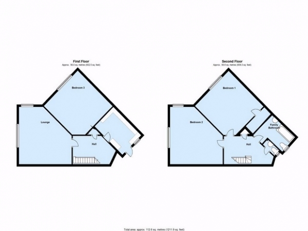 Floor Plan Image for 3 Bedroom Maisonette for Sale in Bordars Road, Hanwell, LONDON