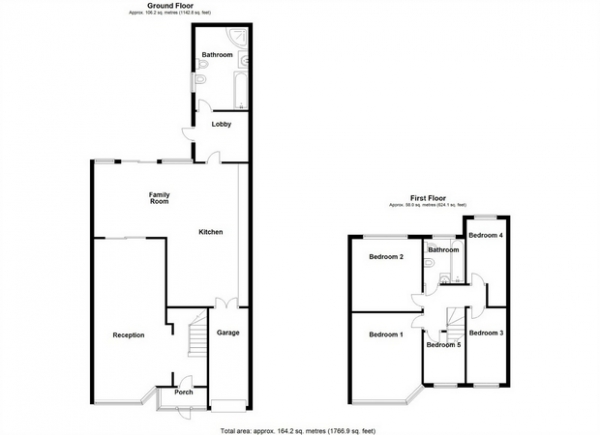 Floor Plan Image for 5 Bedroom Semi-Detached House for Sale in Thorncliffe Road, Norwood Green, Southall, Middlesex