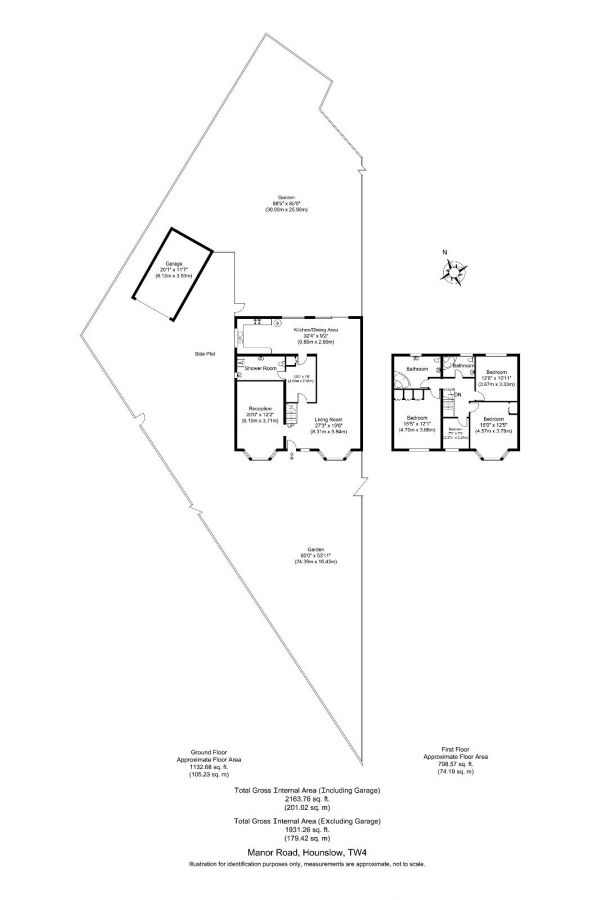 Floor Plan Image for 5 Bedroom Semi-Detached House for Sale in Hounslow, TW