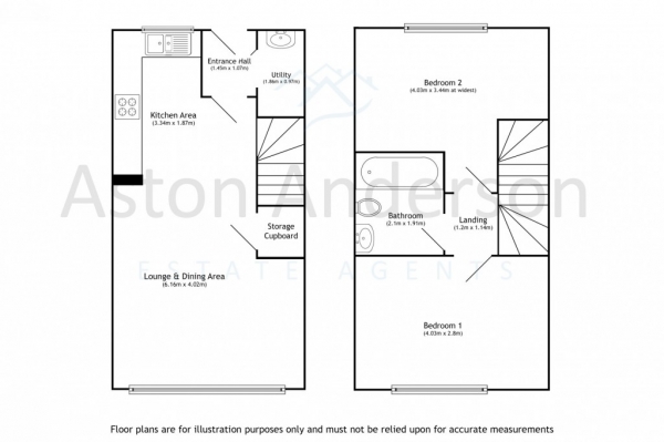 Floor Plan Image for 2 Bedroom End of Terrace House for Sale in Nursery Grove,  Gravesend, DA11