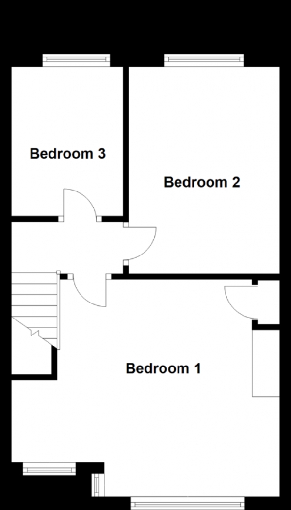 Floor Plan Image for 3 Bedroom Terraced House to Rent in Burch Road,  Gravesend, DA11