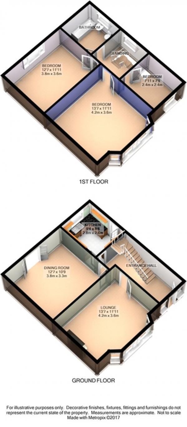 Floor Plan Image for 3 Bedroom Semi-Detached House for Sale in Allenby Grove, Westhoughton BL5