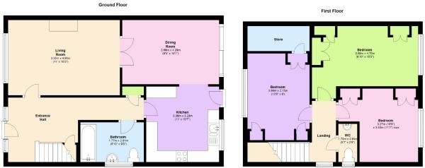 Floor Plan Image for 3 Bedroom Semi-Detached House for Sale in Simpkin Street, Abram, Wigan WN2