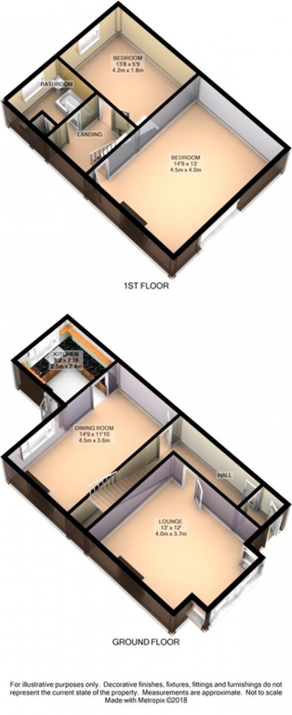 Floor Plan Image for 2 Bedroom Terraced House for Sale in Crescent Road, Great Lever, BL3