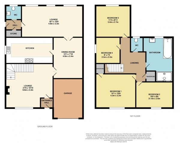Floor Plan Image for 4 Bedroom Detached House for Sale in Allerton Close, Westhoughton, BL5