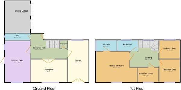 Floor Plan Image for 4 Bedroom Detached House for Sale in Guest Street, Leigh, WN7
